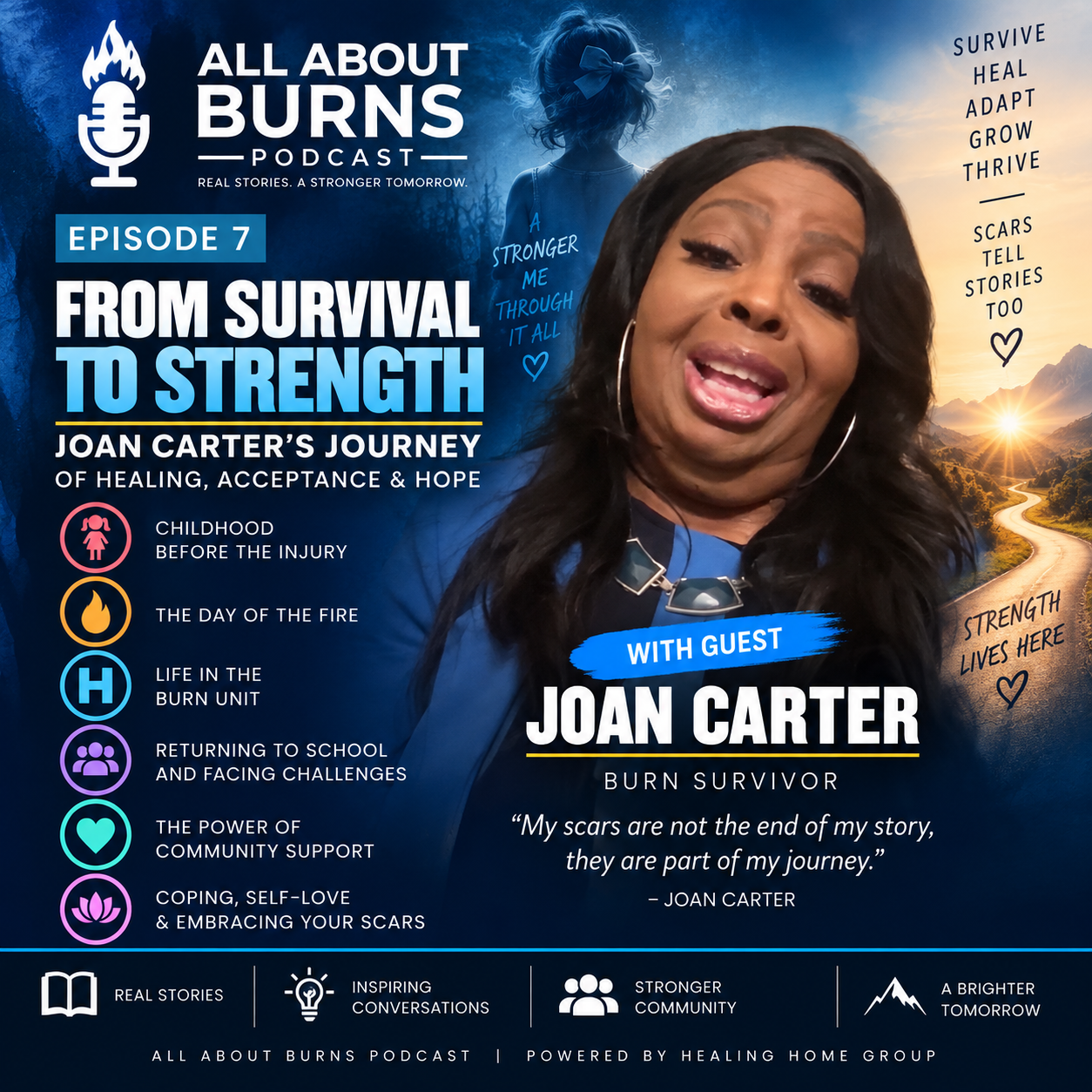 From Survival to Strength — Joan Carter’s Journey of Healing, Acceptance & Hope